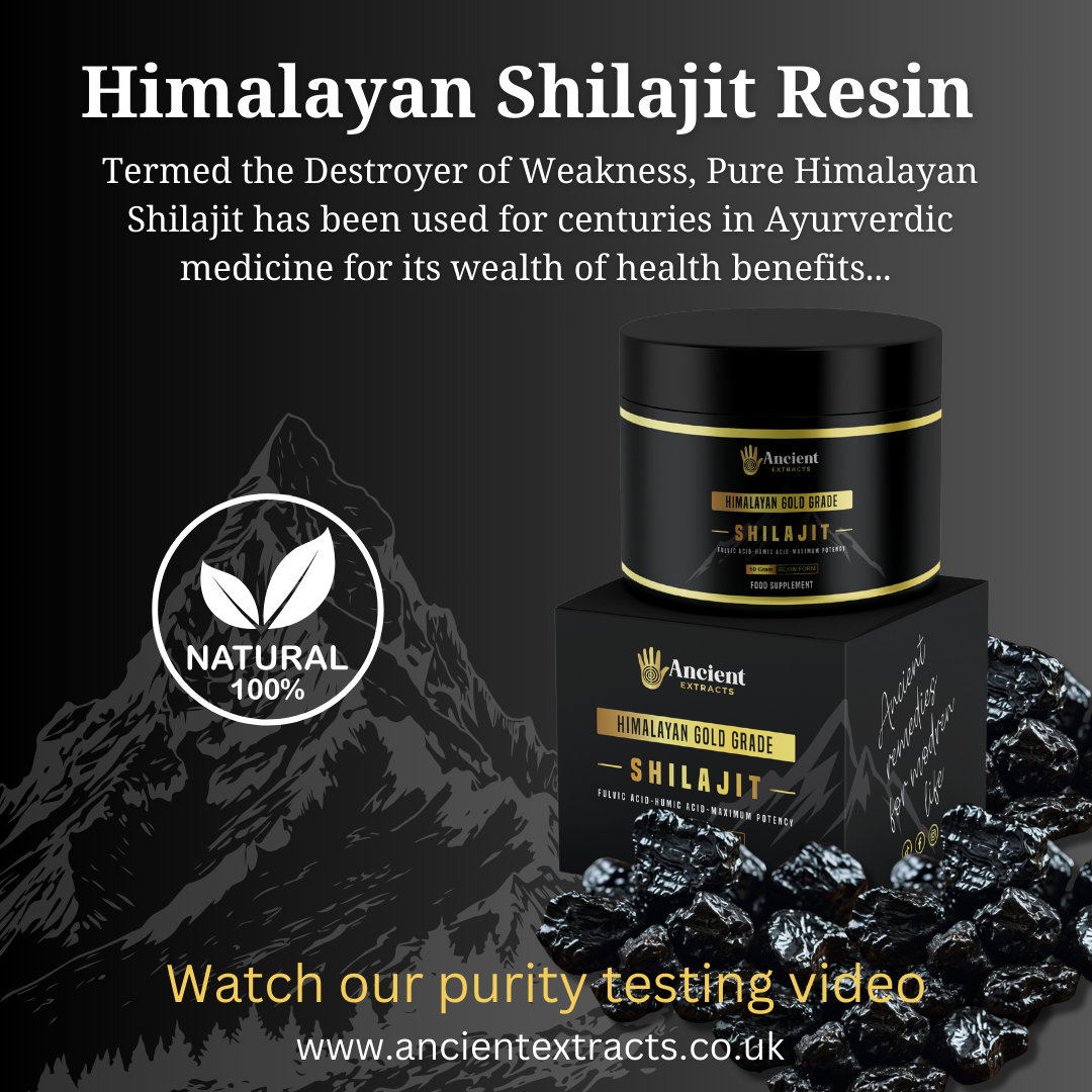 Organic Purified Himalayan Shilajit Resin Superfood (50g)